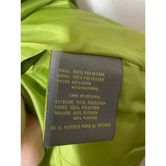 Kenneth Cole Reaction Down Puffer Vest Apple Green  Size Small Womens - Picture 4 of 5